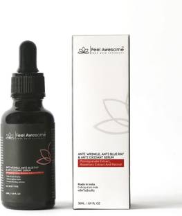 Feel awesome Anti Wrinkle, Anti Blue Ray & Anti Oxidant Serum | Skin Smoothing and Protective Serum| Treats Hyperpigmentation, Acne and Dark Spots