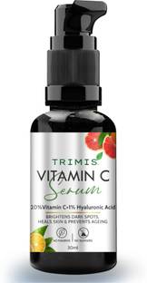 TRIMIS Vitamin C 20% + Hyaluronic Acid 1% Brightening & Anti-Aging Serum
