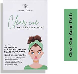 The bath and care Clear Cue Acne Patches with Shrinks Pimples, Soothes Skin for Prevents Scar Fast