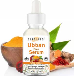ELIBLISS Professional Vitamin C Face Serum with Turmeric & Saffron for skin care
