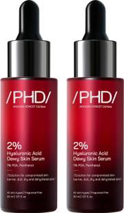 Proven Honest Derma /PHD/ 2% Hyaluronic Acid Dewy Skin Serum I 1% PGA & Panthenol pack of 2