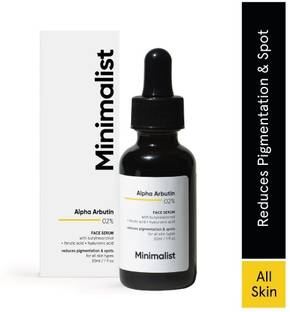 Minimalist 2% Alpha Arbutin Face Serum For Pigmentation, Acne Marks & Dark Spots Removal