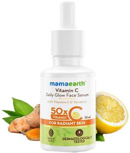 Mamaearth Vitamin C Daily Glow Face Serum & Turmeric for Radiant Skin