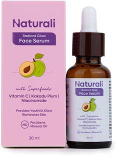 Naturali Radiant Glow Face Serum with Kakadu Plum, Vitamin C & Niacinamide | No Paraben