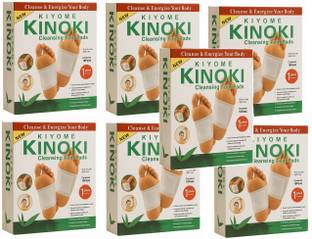 KIYOME KINOKI Cleansing Foot Pads Toxins Relief Improve Circulation[PACK OF7]