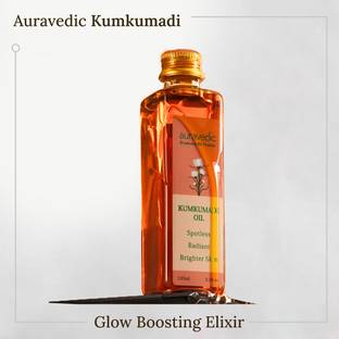 AURAVEDIC Kumkumadi Oil, 100 Ml | Kumkumadi Face oil for Glowing Skin | Kumkumadi Tailam from Kerala.