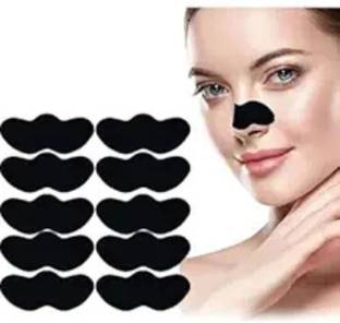 UNVELIS Blackhead Pore Strips (PACK OF 10) Nose Strips for Black Head Remover,Deep Cleansing Charcoal Strips with Instant Blackhead Removal,Natural Charcoal Pore Cleaner & Minimizer(PACK OF 10)