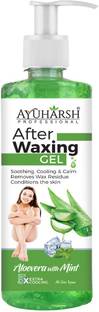 Ayuharsh After Waxing Gel with Aloe Vera for Instant Soothing, Deep Hydration, Nourishment, Wax Residue Removal, and Post-Waxing Care