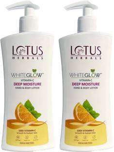 LOTUS HERBALS Vitamin C Deep Moisture Hand & Body Lotion ( Pack of 2 ) ( 270ml 2 )