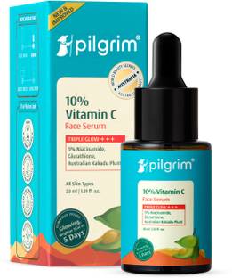 Pilgrim 10% Vitamin C Face Serum for Oily Skin|Men & Women|Skin Brightening