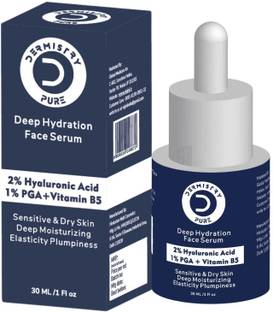 DERMISTRY 2% Hyaluronic Acid 1% PGA Vit B5 Sensitive Very Dry Skin Moisturizer Face Serum