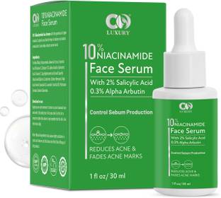 CO LUXURY 10 % NIACINAMIDE 0.3% ALPHA ARBUTIN 2% SALICYLIC ACID FACE SERUM