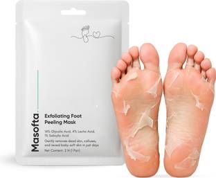 Masofta Exfoliating Foot Peeling Mask for Dead Skin Removal, Peeling Socks, Spa Pedicure at Home