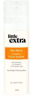 Little Extra Rice Berry Face Serum with 10% Vitamin C and Black Rice Water for Bright Glowing Skin