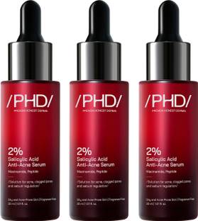 Proven Honest Derma /PHD/ 2% Salicylic Acid Anti-Acne Serum with Niacinamide & Peptides (Pack of 3)