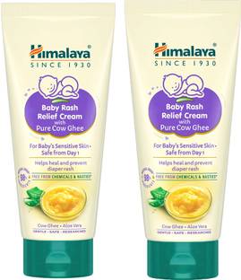 HIMALAYA Baby Rash Relief Cream With Pure Cow Ghee 50g Pack of 2
