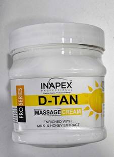 INAPEX INAPEX DTAN MASSSAGE CREAM 500GM