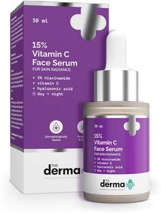 The Derma Co 15% Vitamin C serum with 5% Niacinamide & Hyaluronic Acid