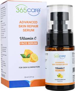 365Care Vitamin C Face Serum with Hyaluronic Acid – Advanced Skin Repair & Brightening | Dark Spot Reduction & Hydration | Lightweight, Non-Greasy Formula for All Skin Types
