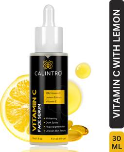 Calintro 10% Vitamin C Serum With Hyaluronic Acid & Papaya Ext For Skin Brightening