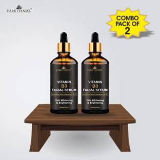 PARK DANIEL Premium Vitamin B3 Serum- For Skin Glow & AntiAging Combo pack of 2 Bottles of 30 ml(60 ml)
