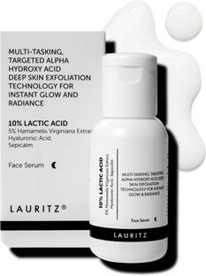 Lauritz 10% Lactic Acid Face Serum For Glowing & Radiant Skin Complexion