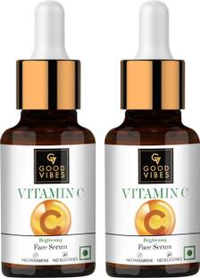 GOOD VIBES Vitamin C Brightening Face Serum - NEW (10 ml, Pack of 2)