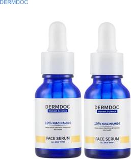 DermDoc 10% Niacinamide Pore Purifying Face Serum – Pack of 2