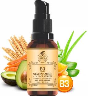 Skiura Niacinamide Face Serum with Vitamin C, E & Hydration Properties (Anti-Ageing Formula)