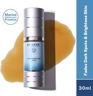 AQUAVE Marine-Based Hyper Pigmentation Serum Enriched With Vitamin C | Kojic Acid & Niacinamide | For Dark Spots, Anti Ageing , Skin Glow, Wrinkles, Brightening