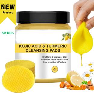 SIYDHA Turmeric Kojic Acid Pads For Tan Removal Gentle And Effective