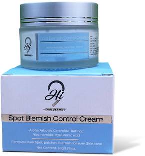 Hi9 ProDerma Spot & Blemish Control Cream | Dark Spot Removal, Acne Scar & Hyperpigmentation Treatment Cream | Skin Brightening & Blemish Control Cream for All Skin Types | ProDerma Collection | 30g