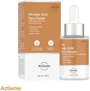 ACTIWOW 2% Kojic Face Serum With Licorice & Vitamin E For Brightness