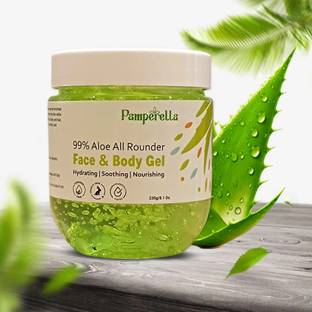 Pamperella Aloe All Rounder Gel for Face, Body & Hair | Hydrating, Soothing