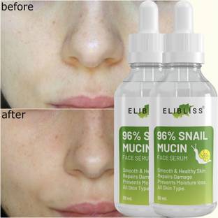ELIBLISS Glow Snail Mucin Serum for Advanced Skincare for Ageless Beauty & Dewy Skin