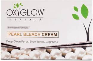 OXYGLOW Herbals Pearl Bleach Cream 300 Gm(Pack of 1) for deep cleansing
