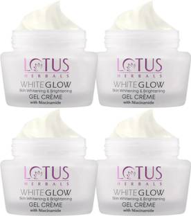 LOTUS Whiteglow Skin Whitening & Brightening Gel Cream SPF 25(Pack of 4) (40g * 4)