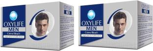 Oxylife Men Creme Bleach 150gm Oxygen Power for Healthy Glow 3 Benefits Removes Tan