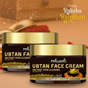 Phillauri Ubtan Face Cream for glowing skin with Turmeric & Saffron for Skin Brightening