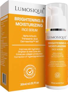 LUMOSIQUE Brighterning And Moisturizing Face Serum for Hydrates, Brightens & Evens tone Skin, Boosts Collagen & Corrects Hyperpigmentation