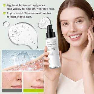 SHNMN The 6 Peptide Collagen Booster Toner Serum, Niacinamide & Hyaluronic Acid Facial Essence for All Skin Types, Korean Skin Care