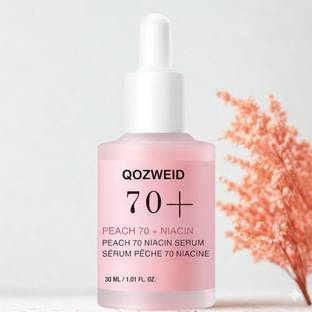 QOZWEID Peach 70% Niacinamide brightening hydrating face serum hyperpigmentation treatment reducing melanine