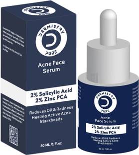 DERMISTRY Pure 2% Salicylic Acid 2% Zinc Oily Acne Prone Skin Blackhead Scars Face Serum