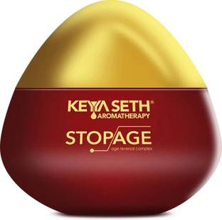KEYA SETH AROMATHERAPY Stopage Age Reversal Treatment-Control Wrinkles, Hyperpigmentation, Rejuvenating, Night Cream for Glowing & Youthful Looking Complexing, with Pure Essential Oil & Extract of Amla & Green Tea.