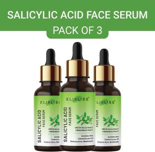 ELIBLISS Salicylic Serum for Blackheads, Open Pores, Reduces Excess Oil & Bumpy Texture