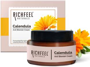RICHFEEL Calendula Anti Blemish Overnight Cream Clinically Potent Echinacea|50 g