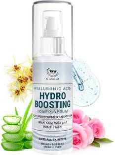 TNW - The Natural Wash Hyaluronic Acid Hydro Boosting Toner - Serum for Super Hydrated Radiant Skin with Aloe Vera and Witch Hazel | Suits All Skin Types | (100ml)