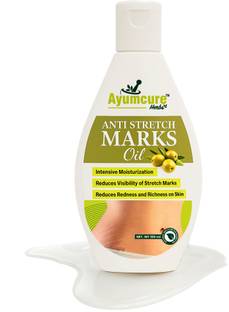Ayumcure Stretch Mark Removal & Prevention Oil for women | Improves Skin Texture & Tone