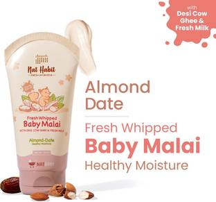 Nat Habit Almond & Date Baby Body Lotion For New Born baby, Non-sticky, Chemical Free