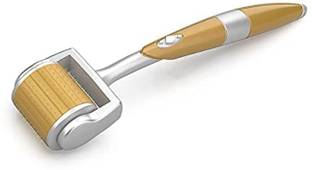 R A Products Derma Roller 0.5 mm 192 Needles Gold Plated Titanium Alloy Needles Roller,
